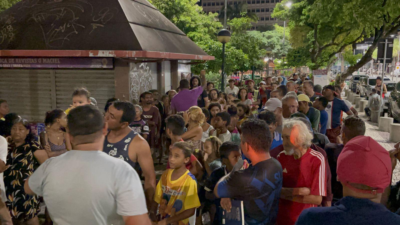 Ação social na rua